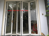 Thi công cửa lùa xếp trượt cường lực quận 10