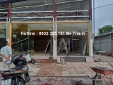 Thi công kính cường lực 10mm tại Cửa hàng Bách Hóa Xanh