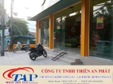 Thi công kính cường lực tại Bách Hóa Xanh tỉnh Bến Tre