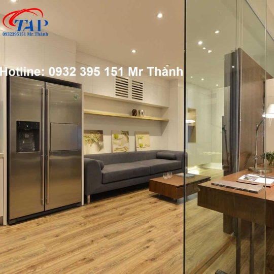 Thi công vách kính cường lực 10 ly