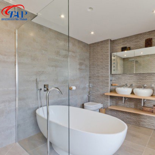 vách ,cabin tắm kính cường lực tại hcm